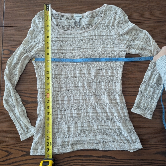 Dynamite Ivory Lace Top - Picture 6 of 6